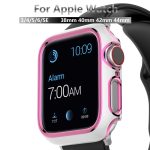 Zweifarbig galvanisiertes PC-Uhrengehäuse für die Apple Watch-Serie, 6&SE&5&4 40mm, 6&SE&5&4 44mm – Bild 6