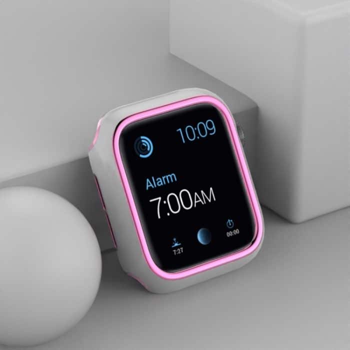 Zweifarbig galvanisiertes PC-Uhrengehäuse für die Apple Watch-Serie – Bild 2