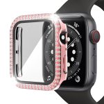 Zweireihiges Diamant-PC+Hartglas-Uhrengehäuse für die Apple Watch-Serie, 6&SE&5&4 40mm, 6&SE&5&4 44mm, 6&SE&5&4 40mm / 3&2&1 38mm – Bild 6