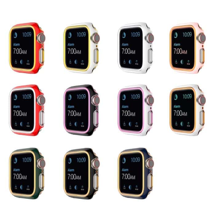 Zweifarbig galvanisiertes PC-Uhrengehäuse für die Apple Watch-Serie, 3&2&1 38mm, 3&2&1 42mm – Bild 7
