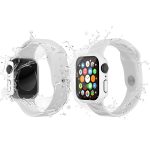 Wasserdichtes Uhrengehäuse aus PC und gehärtetem Film, For Apple Watch Series 9 / 8 / 7 41mm, For Apple Watch Series 9 / 8 / 7 45mm – Bild 5