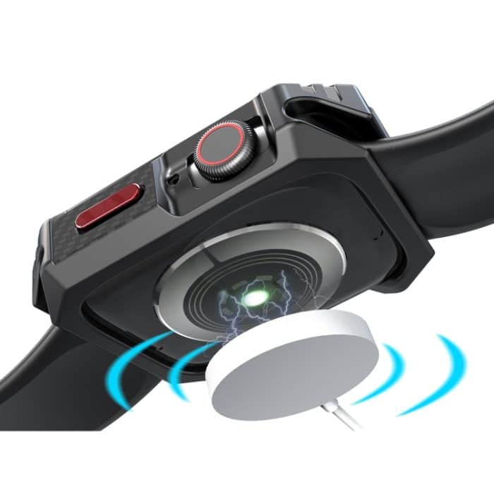 Schutzhülle aus Kohlefaser in Kontrastfarbe, For Apple Watch Series 9 / 8 / 7 41mm, For Apple Watch Series 9 / 8 / 7 45mm, For Apple Watch Series 6 & SE & 5 & 4 44mm, For Apple Watch Series 6 & SE & 5 & 4 40mm – Bild 6