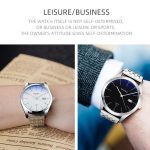 YAZOLE 560 Edelstahlband Quarzwerk Wasserdichte Herrenuhr – Bild 7