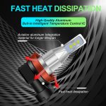 DC 12V-24V 12W 1800LM Auto-LED-Nebelscheinwerfer, H4, H7, H8 – Bild 3