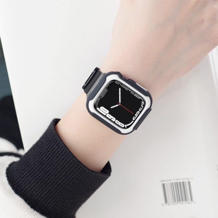 Abnehmbares zweifarbiges Uhrengehäuse für die Apple Watch-Serie – Bild 6