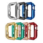 Uhrengehäuse mit TPU-Rahmen, For Apple Watch Series 9 / 8 / 7 41mm, For Apple Watch Series 9 / 8 / 7 45mm, For Apple Watch Series 6 & SE & 5 & 4 44mm, For Apple Watch Series 6 & SE & 5 & 4 40mm, For Apple Watch Series 3 & 2 & 1 42mm... – Bild 2