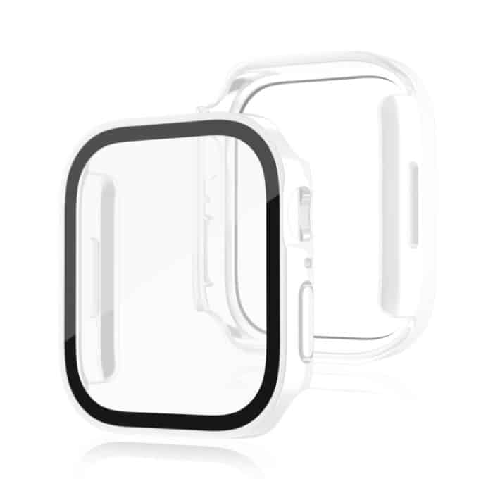 Life Wasserdichter 2-in-1-PC-Rahmen + Schutzhülle aus gehärtetem Glas, For Apple Watch Series 9 / 8 / 7 45mm, For Apple Watch Series 9 / 8 / 7 41mm, For Apple Watch Series 6 / 5 / 4 / SE 44mm, For Apple Watch Series 6 / 5 / 4 / SE 40mm – Bild 2