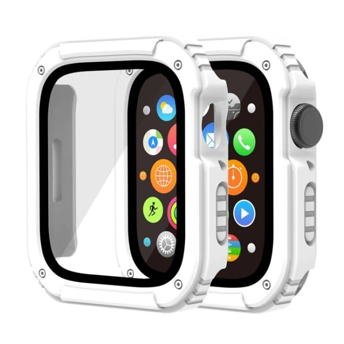 EDA003556601A.jpg 2-in-1-Schutzhülle aus gehärtetem Glas, For Apple Watch Series 9 / 8 / 7 45mm, For Apple Watch Series 9 / 8 / 7 41mm, For Apple Watch Series 6 / 5 / 4 / SE 44mm, For Apple Watch Series 6 / 5 / 4 / SE 40mm, For Apple Watch Series 3 & 2 & 1 42mm... – Bild 1