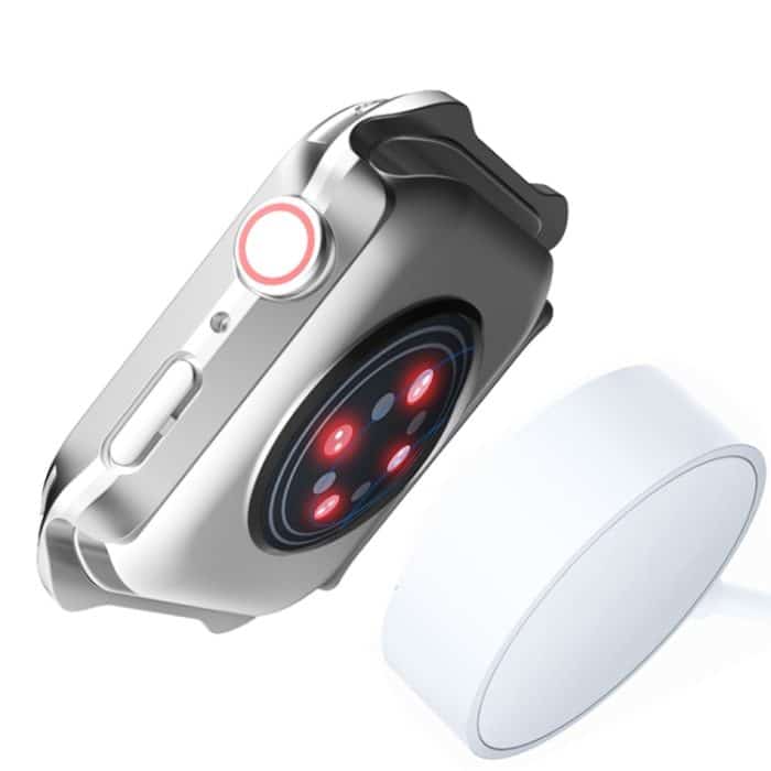 2-in-1 PC-Rahmen + Displayschutzfolie aus gehärtetem Glas, For Apple Watch Series 9 / 8 / 7 45mm, For Apple Watch Series 9 / 8 / 7 41mm – Bild 3