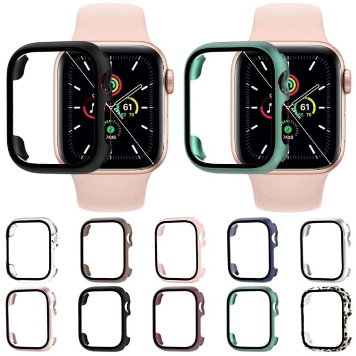 PC-Uhrengehäuse aus gehärtetem Glas, For Apple Watch Series SE 3&SE 2&6&SE&5&4 40mm, For Apple Watch Series SE 3&SE 2&6&SE&5&4 44mm – Bild 2