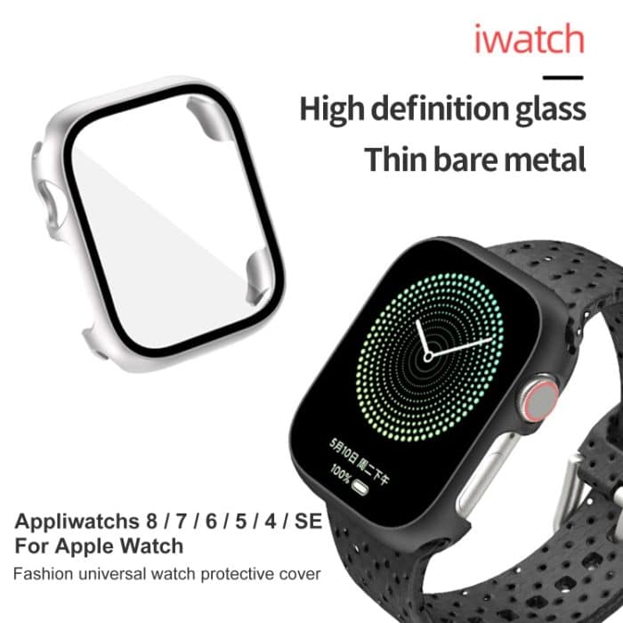 PC-Uhrengehäuse aus gehärtetem Glas, For Apple Watch Series SE 3&SE 2&6&SE&5&4 40mm, For Apple Watch Series SE 3&SE 2&6&SE&5&4 44mm – Bild 3