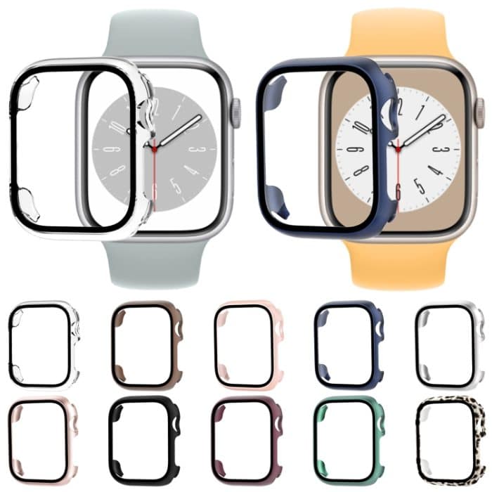 PC-Uhrengehäuse aus gehärtetem Glas, For Apple Watch Series 9 / 8 / 7 45mm, For Apple Watch Series 9 / 8 / 7 41mm, For Apple Watch Ultra 49mm / Apple Watch Ultra 2 49mm – Bild 2