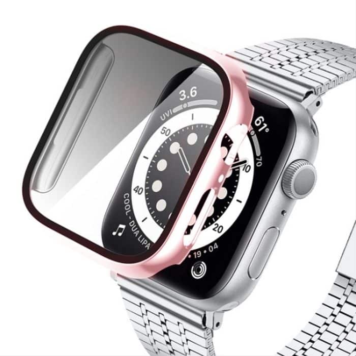 PC-Uhrengehäuse mit gehärtetem Glas und Filmbeschichtung, For Apple Watch Series 9 / 8 & 7 45mm, For Apple Watch Series 9 / 8 & 7 41mm – Bild 4