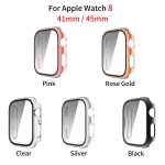 PC-Uhrengehäuse mit gehärtetem Glas und Filmbeschichtung, For Apple Watch Series 9 / 8 & 7 45mm, For Apple Watch Series 9 / 8 & 7 41mm – Bild 2