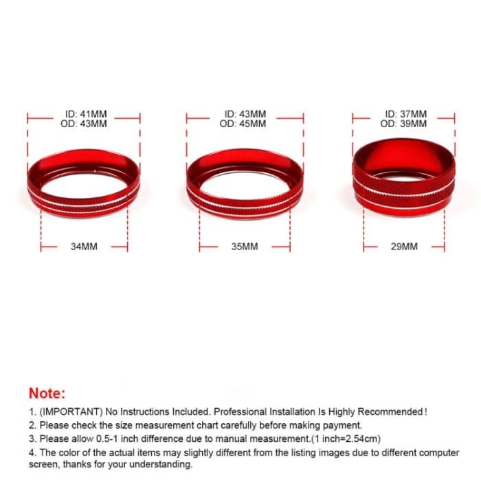 Für Jeep Wrangler 2018-2021 4 in 1 Auto Klimaanlage Schalter Scheinwerfer Knopf Knopf Abdeckung Trim – Bild 2