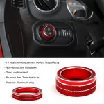 Für Jeep Wrangler 2018-2021 4 in 1 Auto Klimaanlage Schalter Scheinwerfer Knopf Knopf Abdeckung Trim – Bild 3