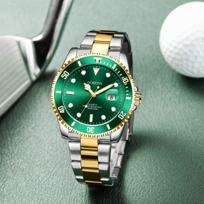 Ochstin 5019F Fashion Business Single Calendar Wasserdichte Quarzuhr mit Edelstahlarmband – Bild 6