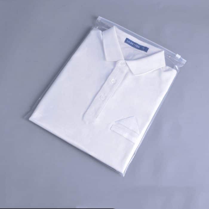 100 PCS Lot Lagerung Tasche PE Zipper Lock Tragbare Reise Tasche Hause Lagerung Organizati Tasche Kleidung Lagerung, 27 x 35cm, 25 x 30cm, 35 x 45cm – Bild 3