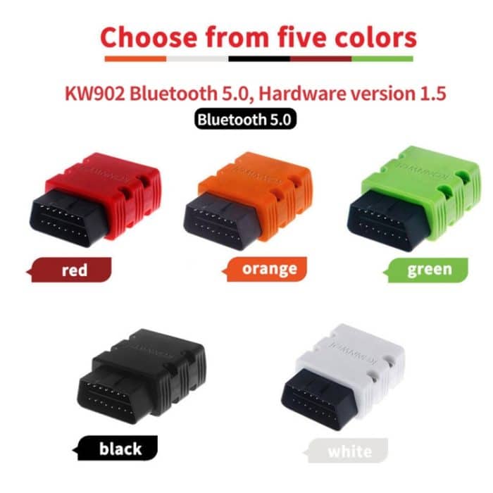 KONNWEI KW902 Bluetooth 5.0 OBD2 Auto-Fehlerdiagnose-Scan-Tools, unterstützt IOS/Android – Bild 3
