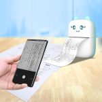 C9 Mini-Bluetooth-Thermodrucker, With 1 Roll Paper, With 5 Papers, With 10 Papers, With 5 Sticker Papers, With 5 Papers & 5 Sticker Papers, With 5 Papers & 5 Sticker & 3 Color Papers – Bild 2
