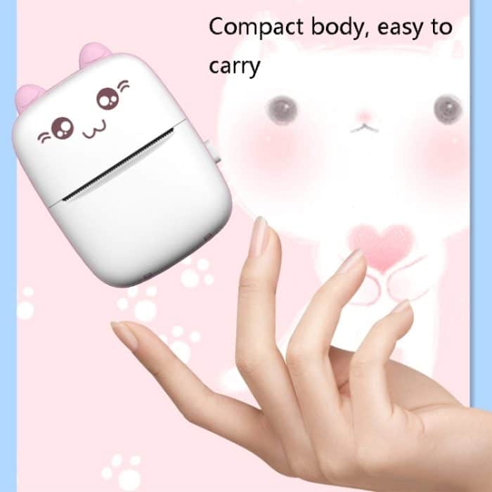 C9 Mini-Bluetooth-Thermodrucker, With 1 Roll Paper, With 5 Papers, With 10 Papers, With 5 Sticker Papers, With 5 Papers & 5 Sticker Papers, With 5 Papers & 5 Sticker & 3 Color Papers – Bild 4