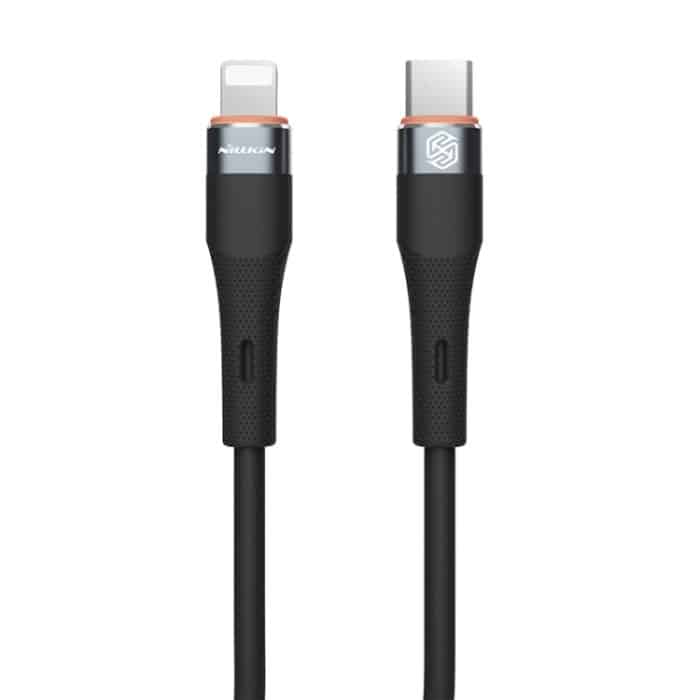 Nillkin 2,4 A USB-C/Typ-C auf 8-poliges Silikon-Datenkabel, Länge: 1,2 m – Bild 1