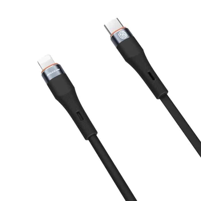 Nillkin 2,4 A USB-C/Typ-C auf 8-poliges Silikon-Datenkabel, Länge: 1,2 m – Bild 2