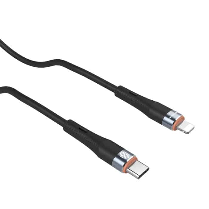 Nillkin 2,4 A USB-C/Typ-C auf 8-poliges Silikon-Datenkabel, Länge: 1,2 m – Bild 3