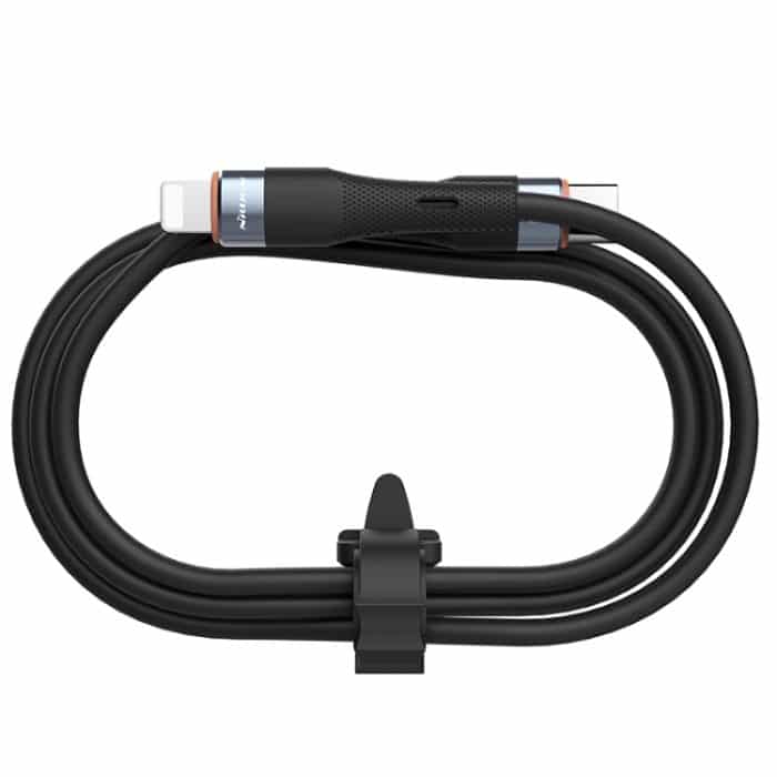 Nillkin 2,4 A USB-C/Typ-C auf 8-poliges Silikon-Datenkabel, Länge: 1,2 m – Bild 5