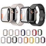 Integriertes Uhrengehäuse aus gehärtetem Film und Hybrid-PC, For Apple Watch Series 6 / 5 / 4 / SE 44mm, For Apple Watch Series 6 / 5 / 4 / SE 40mm, For Apple Watch Series 9 / 8 / 7 45mm, For Apple Watch Series 9 / 8 / 7 41mm – Bild 2