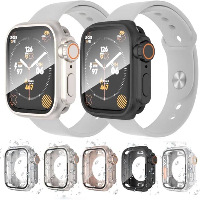 Wechseln Sie zum ultra-49 mm wasserdichten All-Inclusive-Folien-Hybrid-PC-Uhrengehäuse, For Apple Watch Series 6 / 5 / 4 / SE 40mm, For Apple Watch Series 6 / 5 / 4 / SE 44mm, For Apple Watch Series 9 / 8 / 7 45mm, For Apple Watch Series 9 / 8 / 7 41mm – Bild 2