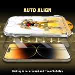 Einfache Installation der staubdichten, gehärteten Panzerglasfolie – Bild 4