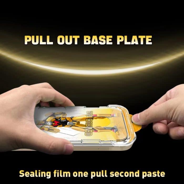 Einfache Installation der staubdichten, gehärteten Panzerglasfolie – Bild 5