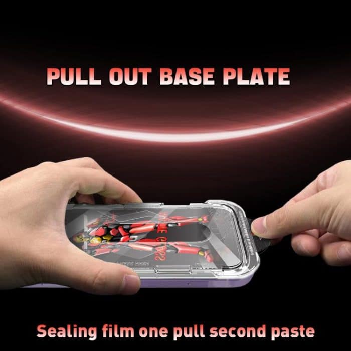 Einfache Installation der Matte Armor-Hartglasfolie – Bild 4