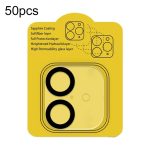 50 Stück gehärtetes Glas für die Rückseite der Kamera, For iPhone 15 Pro / 15 Pro Max, For iPhone 15 / 15 Plus