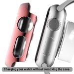 Vollständige Abdeckung aus beschichtetem TPU-Gehäuse, For Apple Watch Series 3 & 2 & 1 38mm, For Apple Watch Series 3 & 2 & 1 42mm, For Apple Watch Series 5 & 4 40mm, For Apple Watch Series 5 & 4 44mm – Bild 5