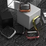 Galvanisiertes PC-Gehäuse + integrierte Schutzhülle aus gehärtetem Film, For Apple Watch Series 3 & 2 & 1 38mm, For Apple Watch Series 3 & 2 & 1  42mm, For Apple Watch Series 5 & 4 40mm, For Apple Watch Series 5 & 4 44mm – Bild 6