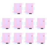 10 Stück Batterie-Klebeband-Aufkleber, For iPhone 16e, For iPhone 16 Pro Max, For iPhone 16 Pro, For iPhone 16 Plus, For iPhone 16, For iPhone 15 Pro Max, For iPhone 15 Pro, For iPhone 15 Plus, For iPhone 15