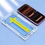 HD Fast Attach staubdichte, antistatische Hartglasfolie, For iPhone 16 Pro Max, For iPhone 16 Pro, For iPhone 16 Plus / 15 Plus, For iPhone 16 / 15, For iPhone 15 Pro Max, For iPhone 15 Pro