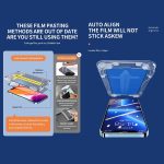 HD Fast Attach staubdichte, antistatische Hartglasfolie, For iPhone 16 Pro Max, For iPhone 16 Pro, For iPhone 16 Plus / 15 Plus, For iPhone 16 / 15, For iPhone 15 Pro Max, For iPhone 15 Pro – Bild 3