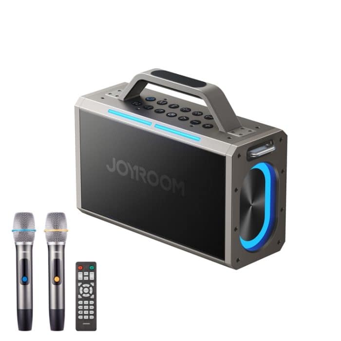 Joyroom JR-MW03 Pies Series Party-Doppelmikrofon-Bluetooth-Lautsprecher – Bild 1