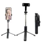 Q07 Bluetooth Selfie Stick Multifunktionales Live-Übertragungsstativ, Without Light, With Light