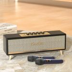 Oneder D8 Kabelloser Retro-Bluetooth-Lautsprecher mit zwei Mikrofonen