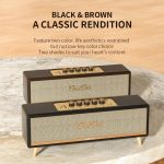 Oneder D8 Kabelloser Retro-Bluetooth-Lautsprecher mit zwei Mikrofonen – Bild 2