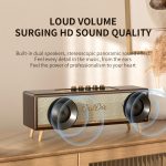 Oneder D8 Kabelloser Retro-Bluetooth-Lautsprecher mit zwei Mikrofonen – Bild 4