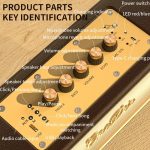 Oneder D8 Kabelloser Retro-Bluetooth-Lautsprecher mit zwei Mikrofonen – Bild 5