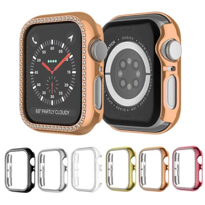 Überzugsreihe Diamond Hollow PC-Uhrengehäuse, For Apple Watch Series 6 / 5 / 4 / SE 44mm, For Apple Watch Series 6 / 5 / 4 / SE 40mm, For Apple Watch Series 9 / 8 / 7 45mm, For Apple Watch Series 9 / 8 / 7 41mm, For Apple Watch Series 3 / 2 / 1 38mm... – Bild 2