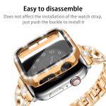 Galvanisiertes Diamant-PC-Uhrengehäuse mit Folie, For Apple Watch Series 6 / 5 / 4 / SE 44mm, For Apple Watch Series 6 / 5 / 4 / SE 40mm, For Apple Watch Series 9 / 8 / 7 45mm, For Apple Watch Series 9 / 8 / 7 41mm, For Apple Watch Series 3 / 2 / 1 38m... – Bild 5