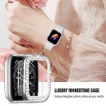 Überzug eines zweireihigen Diamond Hollow PC-Uhrengehäuses, For Apple Watch Series 6 / 5 / 4 / SE 44mm, For Apple Watch Series 6 / 5 / 4 / SE 40mm, For Apple Watch Series 9 / 8 / 7 45mm, For Apple Watch Series 9 / 8 / 7 41mm... – Bild 5