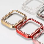 Überzug eines zweireihigen Diamond Hollow PC-Uhrengehäuses, For Apple Watch Series 6 / 5 / 4 / SE 44mm, For Apple Watch Series 6 / 5 / 4 / SE 40mm, For Apple Watch Series 9 / 8 / 7 45mm, For Apple Watch Series 9 / 8 / 7 41mm... – Bild 6